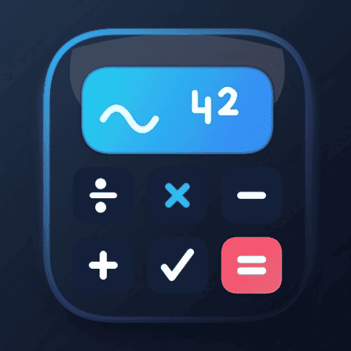 Modern Calculator app icon